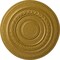 Ekena Millwork Oldham Ceiling Medallion (Fits Canopies up to 8 5/8"), Hand-Painted Pharaohs Gold, 18"OD x 1 1/4"P CM18OLPGS - alternate 1